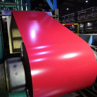 Κόκκινο χρώμα PPGI PPGL DX51D Προχρωματισμένο Ζυγισμένο Σίδηρο