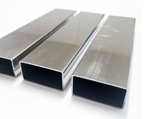 2 × 4 × 0,125 &quot; 6m μήκος 304 ανοξείδωτο ορθογώνιο σωλήνα